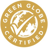 Green-Globe-Siegel in Gold
