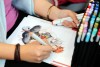Zeichnen auf der Manga-Comic-Con 