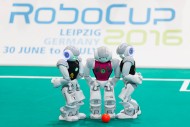 RoboCup Promotion auf der modell-hobby-spiel © Tom Schulze