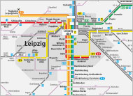 Liniennetzplan Leipzig